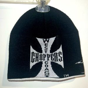 Vintage 1990s West Coast Choppers Cross Script Beanie